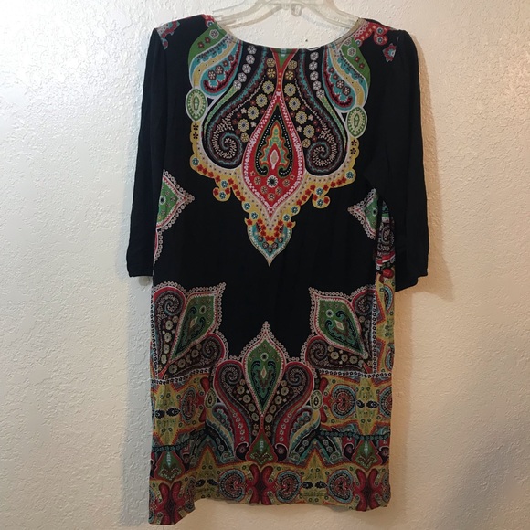 Cha cha vente 3/4 Sleeve casual dress SZ L - Picture 2 of 6